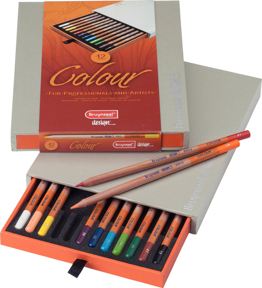 Bruynzeel Design Color Pencils - Box 12